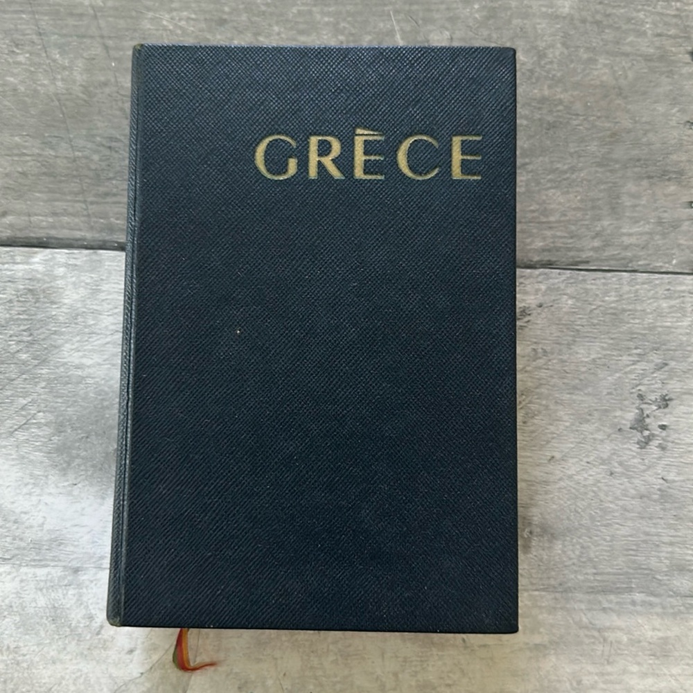 GRECE by Robert Boulanger French Les Guides Bleus With Maps 1962 Hardcover